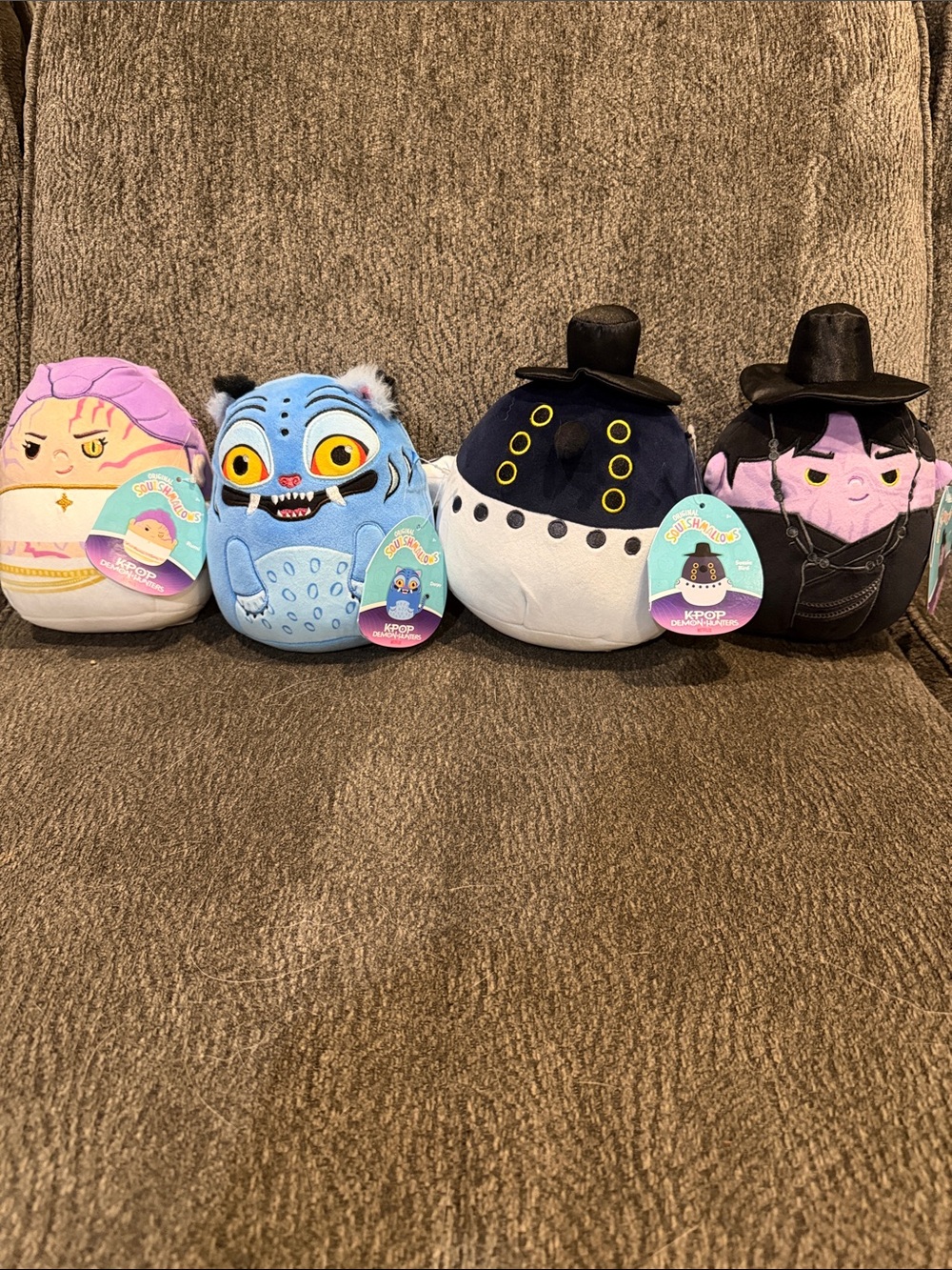 Squishmallows K-Pop Demon Hunters Plushies Set Of 4